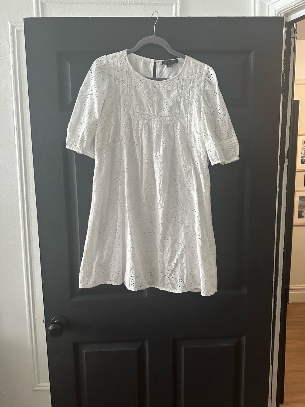 Sanctuary White Eyelet Babydoll Tunic